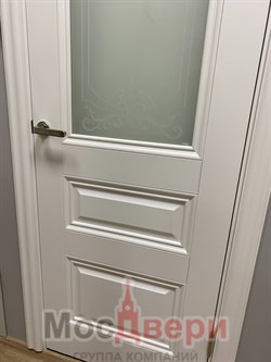 Двустворчатая дверь Profil 9SU Аляска Сатинат Узор - фото 58597