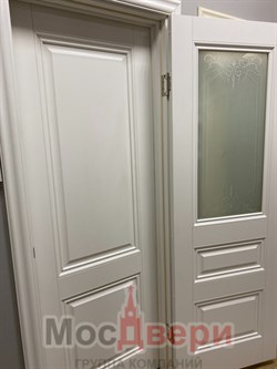 Межкомнатная дверь Profil 9SU Аляска Сатинат Узор - фото 58605