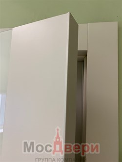 Межкомнатная дверь Profil 23SE Alum Аляска LACOBEL Белый - фото 58690