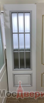 Межкомнатная дверь Amalfi Bianco Argento глухая - фото 58895