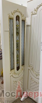 Межкомнатная дверь Domenica Avorio Oro Satinato - фото 58925