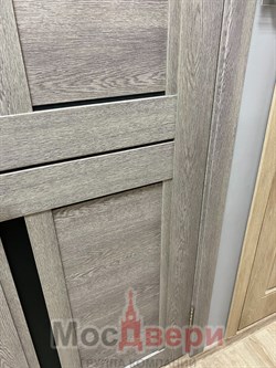 Межкомнатная дверь Profil 19MXN Дуб Серый LACOBEL Серый - фото 59020