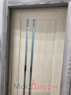 Межкомнатная дверь Profil 33SNK Дуб SKY Беленый Зеркало - фото 59270