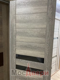 Межкомнатная дверь Profil 2.52SNN Салинас Темный LACOBEL Серебряный - фото 59281