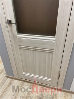 Межкомнатная дверь Profil 2MXU Эшвайт Сатинат Узор - фото 59368