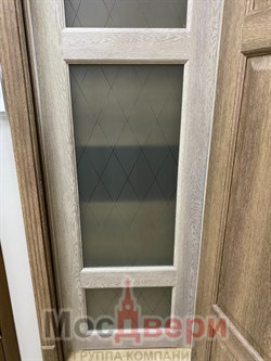 Межкомнатная дверь Profil 2.29MT Салинас Темный Сатинат Узор - фото 59418