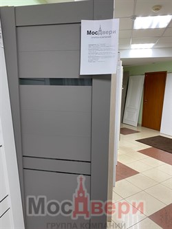 Межкомнатная дверь Profil 2.83MSX Манхэттен Сатинат Светлый - фото 59461