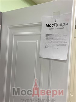 Межкомнатная дверь Massima Bianco глухая - фото 59548