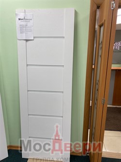 Межкомнатная дверь Profil 7SNT Сильвер матовый LACOBEL Белый - фото 59581