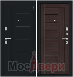Входная дверь PF-1 Черный бархат / Венге - фото 60182