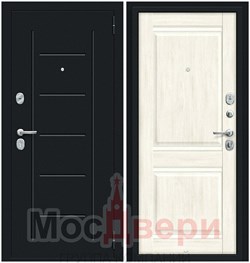 Входная дверь NK-1 Черный бархат / Дуб северный - фото 60186
