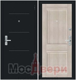 Входная дверь N-1 Черный бархат / Капучино - фото 60211