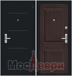 Входная дверь N-1 Черный бархат / Венге - фото 60212