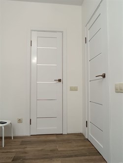 Межкомнатная дверь Profil 7DU Аляска LACOBEL Белый - фото 60362 Межкомнатная дверь Profil 7DU Аляска LACOBEL Белый - фото 60362