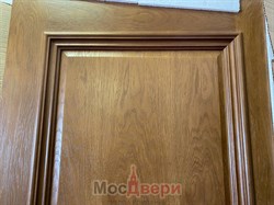Межкомнатная дверь Селина Золотой Дуб Сатинат Бронза Гравировка - фото 60959