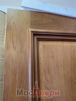 Межкомнатная дверь Селина Золотой Дуб Сатинат Бронза Гравировка - фото 60960