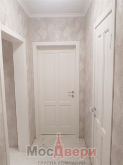 Межкомнатная дверь Темпл Белый Классик Мателюкс - фото 60975