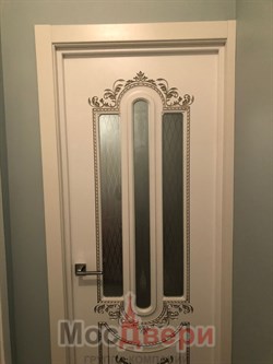 Двустворчатая дверь Albertina Bianco Argento Matelux - фото 61038