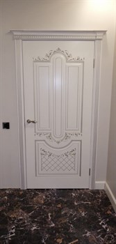 Двустворчатая дверь Albertina Bianco Argento Matelux - фото 61044