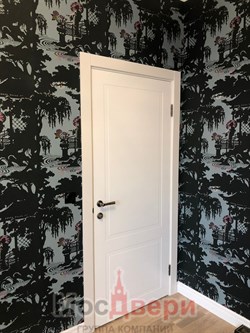 Межкомнатная дверь Salerno Bianco Matelux - фото 61327