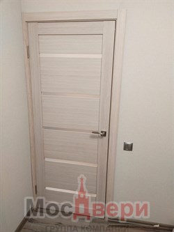 Межкомнатная дверь Profil 7MSX Ясень Белый Сатинат Светлый - фото 61469