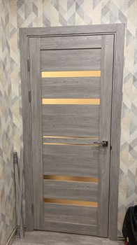 Межкомнатная дверь Profil 2.65DX Сиена LACOBEL Белый - фото 61506