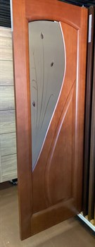 Межкомнатная дверь Алфея Орех натуральный глухая - фото 61669