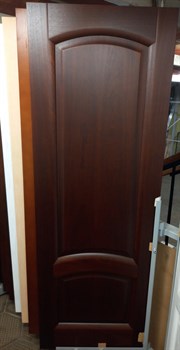 Межкомнатная дверь Роксолана Махагон Сатинат Светлый Узор - фото 61708