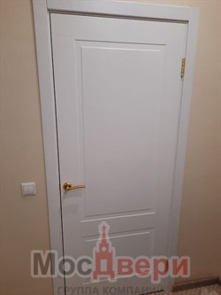 Межкомнатная дверь Савой Дуб Жемчужный Сатинат Светлый - фото 61723