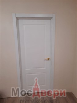 Межкомнатная дверь Савой Дуб Жемчужный Сатинат Светлый - фото 61725