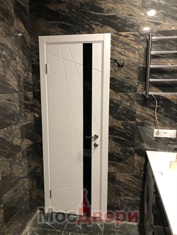 Межкомнатная дверь Perfetto Bianco LACOBEL черный - фото 61954