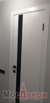 Межкомнатная дверь Perfetto Bianco LACOBEL черный - фото 61955