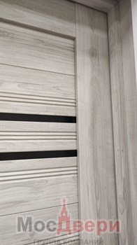 Межкомнатная дверь Profil 2.66GST Стоун LACOBEL Черный - фото 62602