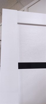 Межкомнатная дверь Profil 19GM Сильвер LACOBEL Черный - фото 62838