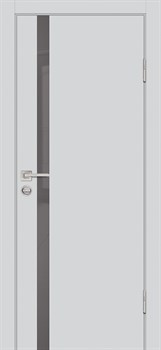 Межкомнатная дверь Profil 6SE ABS Манхэттен LACOBEL Серебряный - фото 62891