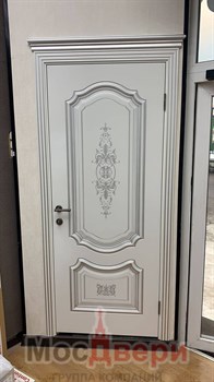 Межкомнатная дверь Brindisi Bianco Argento Matelux - фото 63243