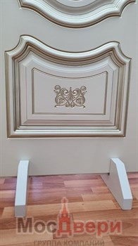 Межкомнатная дверь Brindisi Bianco Argento Matelux - фото 63248