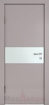 Дверь звукоизоляционная Rw 42dB Prima GL901 Стоун Зеркало - фото 63354