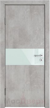 Дверь звукоизоляционная Rw 42dB Prima GL901 Бетон Платина Зеркало - фото 63366