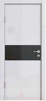 Дверь звукоизоляционная Rw 42dB Прима GL901 Белый Люкс Лакобель Матовый - фото 63376