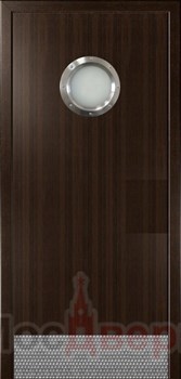 Пластиковая маятниковая композитная дверь CL Verso Special Венге - фото 63395