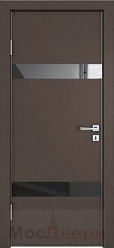 Межкомнатная дверь с шумоизоляцией Rw 31dB Prima M902 Бронза Люкс Зеркало - фото 63445