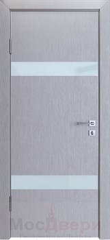 Межкомнатная дверь с шумоизоляцией Rw 31dB Prima M902 Кварц LACOBEL Черный - фото 63449