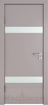 Дверь звукоизоляционная Rw 42dB Прима GL902 Стоун Зеркало - фото 63469