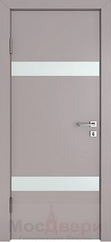 Межкомнатная дверь с шумоизоляцией Rw 31dB Prima GL902 Стоун Зеркало - фото 63472