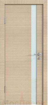 Межкомнатная дверь с шумоизоляцией Rw 31dB Prima M907 Капучино Зеркало - фото 63496