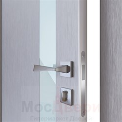 Межкомнатная дверь с шумоизоляцией Rw 31dB Prima M907 Кварц LACOBEL Черный - фото 63515