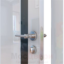 Дверь звукоизоляционная Rw 42dB Prima GL907 Белый Люкс LACOBEL Белый - фото 63576