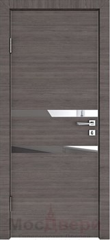 Межкомнатная дверь с шумоизоляцией Rw 31dB Prima M913 Грей LACOBEL Черный - фото 63587