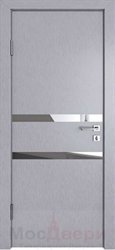 Межкомнатная дверь с шумоизоляцией Rw 31dB Prima M913 Кварц LACOBEL Черный - фото 63595